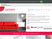 Tablet Screenshot of censeo-financial.com